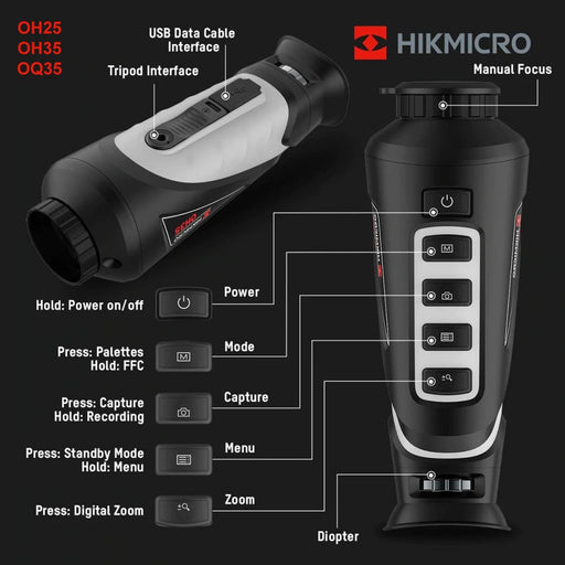 HIKMICRO OWL OH25 Handheld Thermal Monocular Camera - anaum.ca