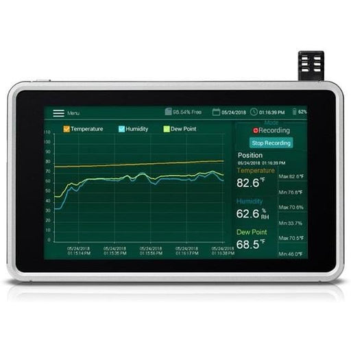 Extech RH550 : Humidity/Temperature Chart Recorder with Touch Screen - anaum.ca