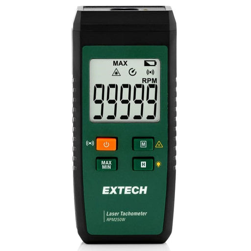 Extech RPM250W Laser Tachometer with Connectivity to ExView App - anaum.ca