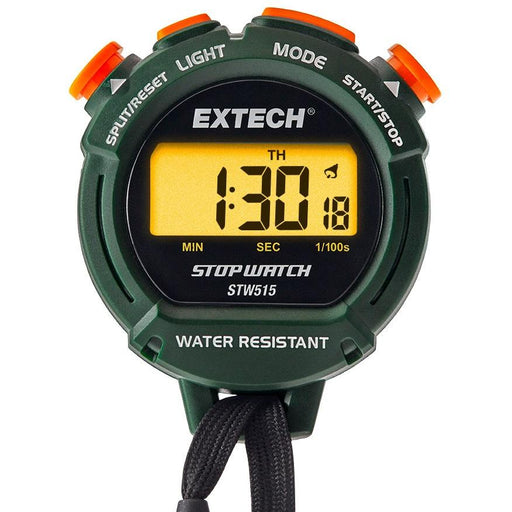 Extech STW515 Stopwatch/Clock with Backlit Display - anaum.ca