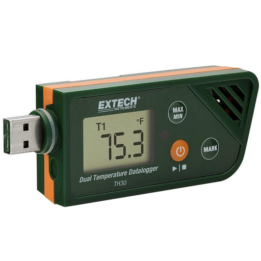 Extech TH30: USB Dual Temperature Datalogger - anaum.ca