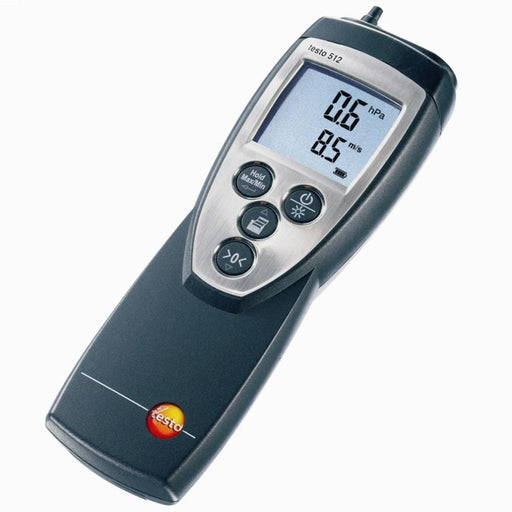 Testo 512 : Differential Pressure Meter - 0 to 2hPa - anaum.ca